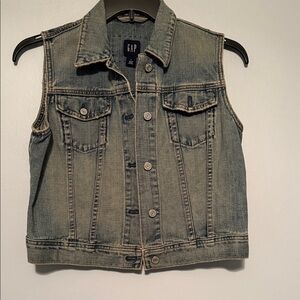 GAP Classic Blue Denim Vest
